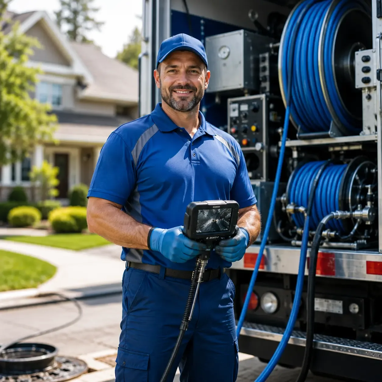 Local outdoor drain cleaning specialists in Celeste, TX